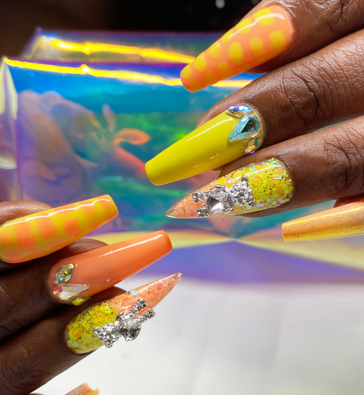 Ongle Guadeloupe - Nail art - Roseacoranails