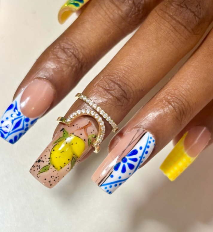 Ongle Guadeloupe - Nail art - Roseacoranails