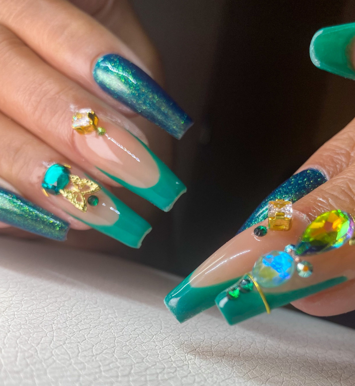 Ongle Guadeloupe - Nail art - Roseacoranails