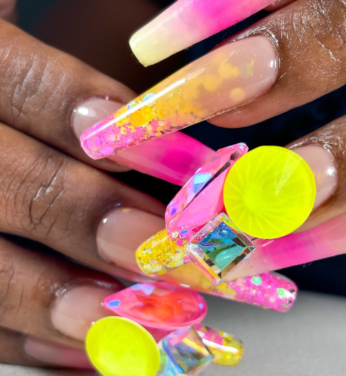 Ongle Guadeloupe - Nail art - Roseacoranails