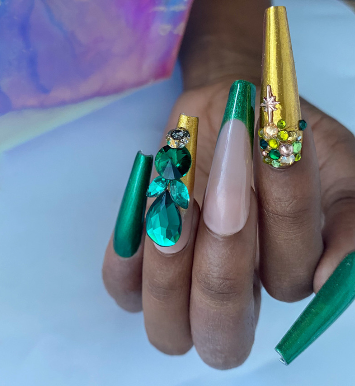 Ongle Guadeloupe - Nail art - Roseacoranails