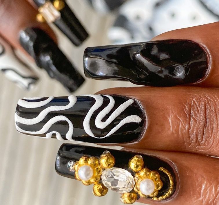 Ongle Guadeloupe - Nail art - Roseacoranails